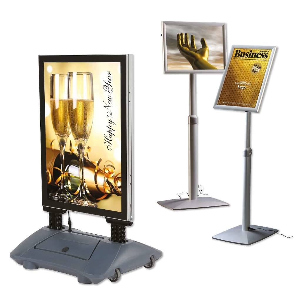 LED-gatupratare & LED-infoställ
