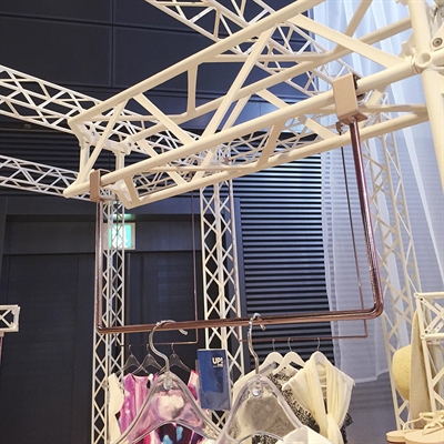 CROWN TRUSS 10x10, Sockel 19,5x40cm - Vit
