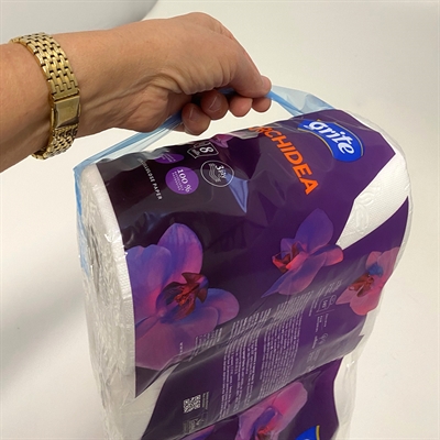 Toiletpapir, Grite Orchidea White, 3-lags, 17,4m x 9,6cm, hvid 100% nyfiber, kolli = 7 pk à 8 rl.