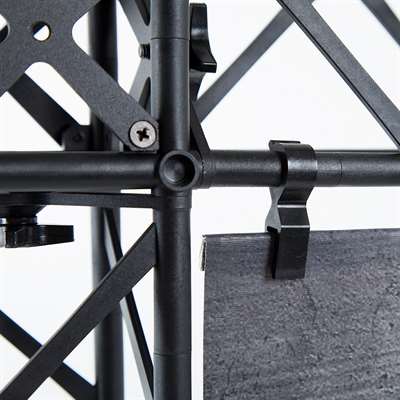 Crown Truss 10 U-form 3 x 3 m - svart