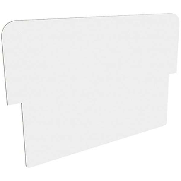 Logoplade til AluLine 70x100cm hvid
