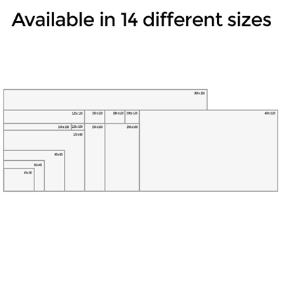 Whiteboard Pro, emaljeret, 120 x 100 cm