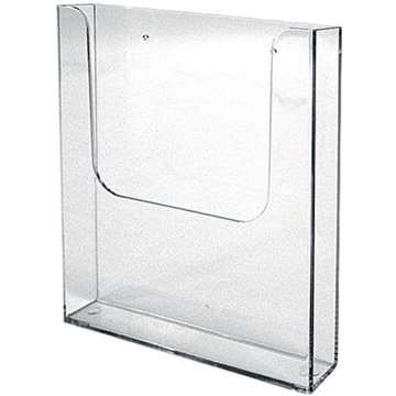 Akryl Broschyrhållare för vägg - vertikal - A4 - 21x29,7 cm