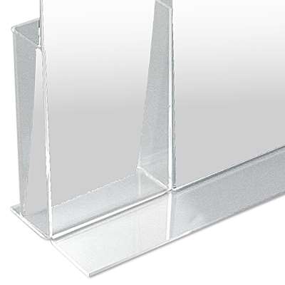 T - Menykorthållare med hållare för m65 broschyrer vertikal - A4 - 21x29,7 cm