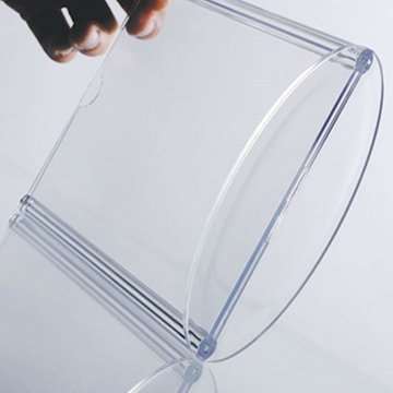 Oval menykorthållare vertikal