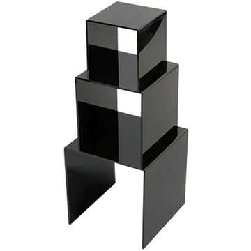 Häckhyllor - 3 Stk - Sort