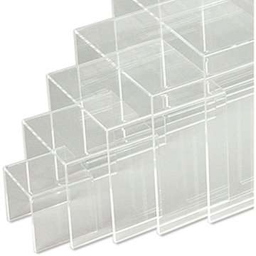 Häckande klara hyllor - 7 Stk. - Transparent