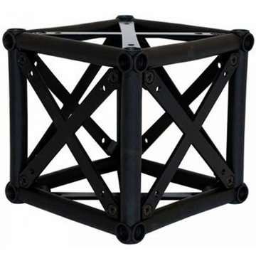 Crown Truss 15 Banner Wall - Svart