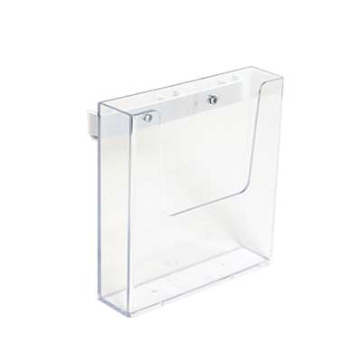 CROWN TRUSS, Broschyrdispenser A5 med beslag - Vit