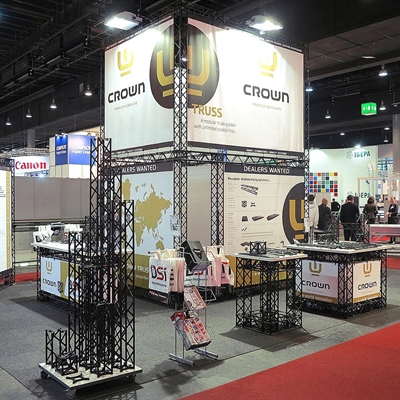 Crown Truss 15 3-delad vägg - svart