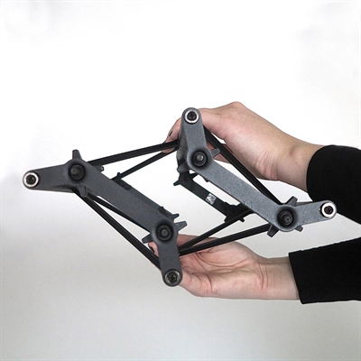 Crown Truss 15 3-delad vägg - svart