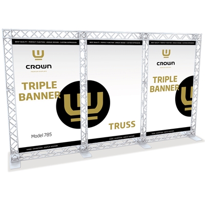 Crown Truss 15 3-delad vägg - vit