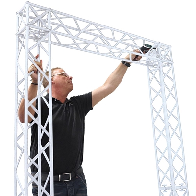 Crown Truss 15 3-delad vägg - vit