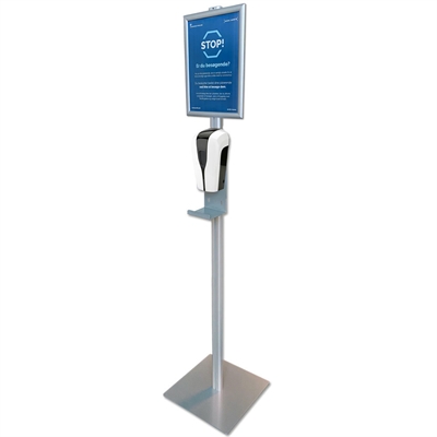 Stand för handdesinfektion