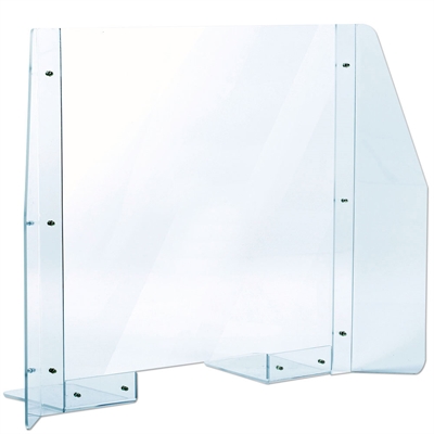 Hygienskärm för bord, 90 x 65 cm