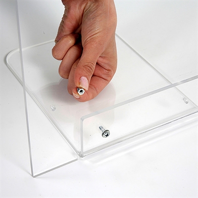 Hygienskärm för bord, 90 x 65 cm