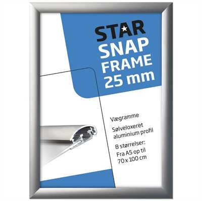 snäppramarar med 25 mm profil