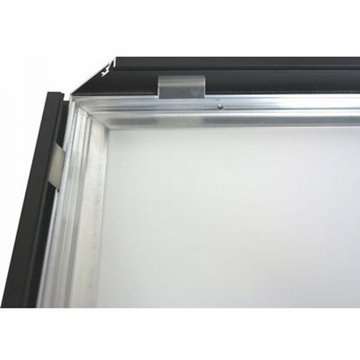 Crown Alu snäppramar - 33 mm - 50x70 cm - sort