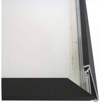 Crown Alu snäppramar - 33 mm - 50x70 cm - sort