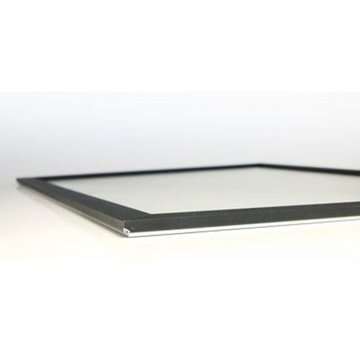 Crown Alu snäppramar - 33 mm - 50x70 cm - sort