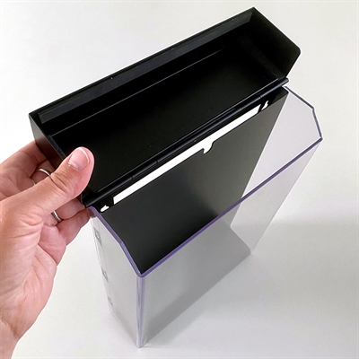 Akryl Broschyrhållare för vägg - vertikal - A4 - 21x29,7 cm