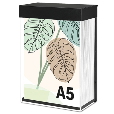 Akryl Broschyrhållare för vägg - vertikal - A4 - 21x29,7 cm