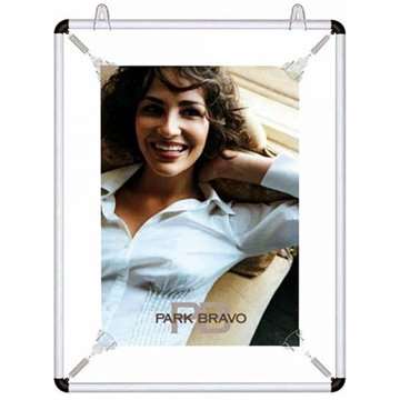 Poster Affischram dubbelsidig - silver