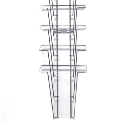 Broschyrhållare för vägg - 10xA4 - 21x29,7 cm