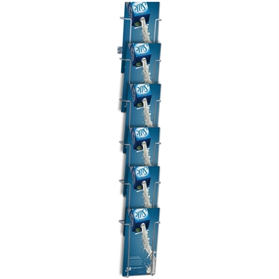 Trådhållare Wall 6 x M65 silver