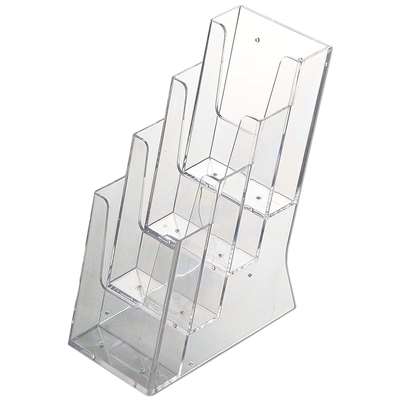 Multi Dispenser, broschyrhållare i akryl, 4 x M65