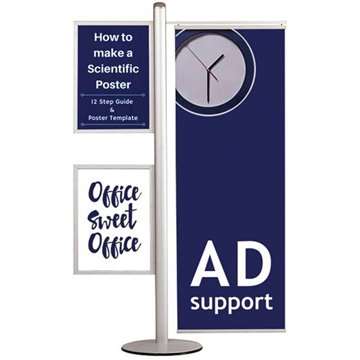 Multi Stander 16 - Dubbelsidig med Slide-in banner