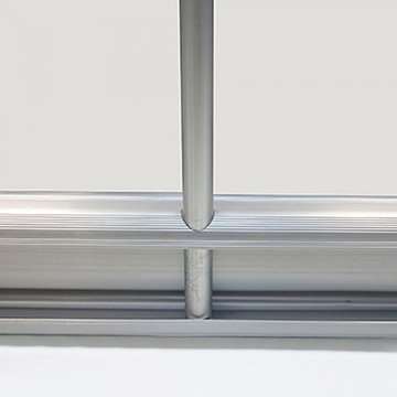 Classic Roll-up, silver, enkelsidig, inkl. banderoll och tryck