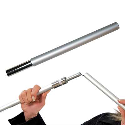 Justerbar stav, alu/silver, 190-220 cm för Quickbanner