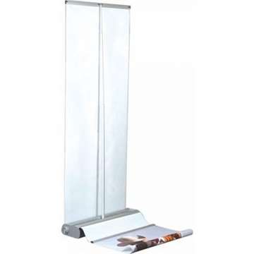 Flex Roll-up, dubbelsidig kassett, silver, 80 x 230 cm