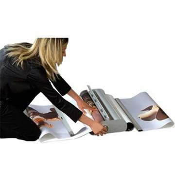 Flex Roll-up, dubbelsidig kassett, silver, 80 x 230 cm