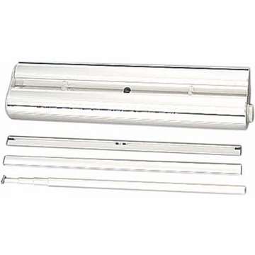 Flex Roll-up, dubbelsidig kassett, silver, 80 x 230 cm