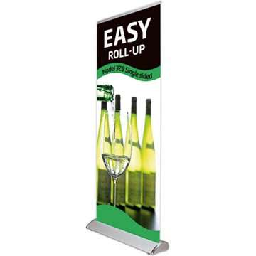 Toppprofil 80 cm med klämlist för Easy Roll-up, enkelsidig