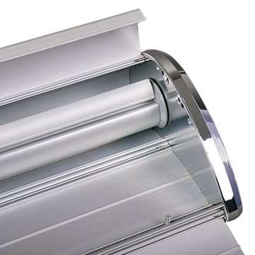 Deluxe Roll-up enkelsidig kassett, alu