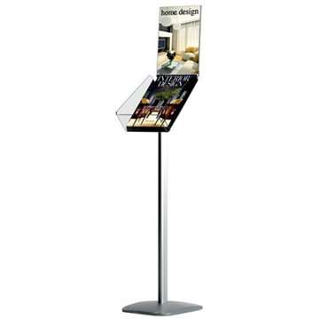 Expo Broschyrställ med A4 infohållare vertikal - A4 - 21x29,7 cm