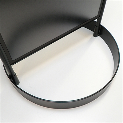 Gatupratare Gotik Circle city sign skyltställ  - 50x70 cm - svart