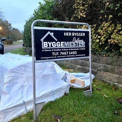 Estate Sign Standard , mäklarskylt utan plåt och tryck