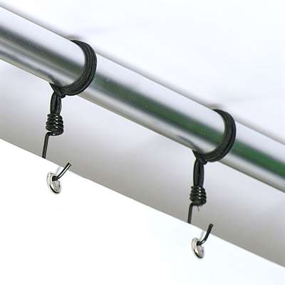 Banner Tube Fristående Ram, fristående ram av aluminiumrör 0,3 mm / Ø 48 mm - 200 x 50 cm