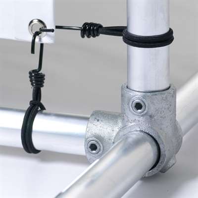 Banner Tube Fristående Ram, fristående ram av aluminiumrör 0,3 mm / Ø 48 mm - 200 x 50 cm