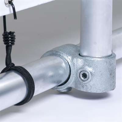 Banner Tube Fristående Ram, fristående ram av aluminiumrör 0,3 mm / Ø 48 mm - 200 x 50 cm