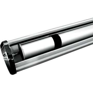 Motor roll Roll-up enkelsidig kassett, silver