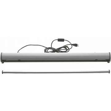 Motor roll Roll-up enkelsidig kassett, silver
