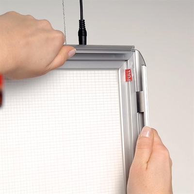 LED ljusram Dubbelsidig - Vertikal