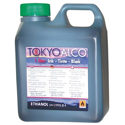 Tokyo Alco Sign Ink - 1L Grön
