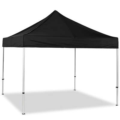 Eventtält Lux, 2 x 2 m, alu/silver med svart topp