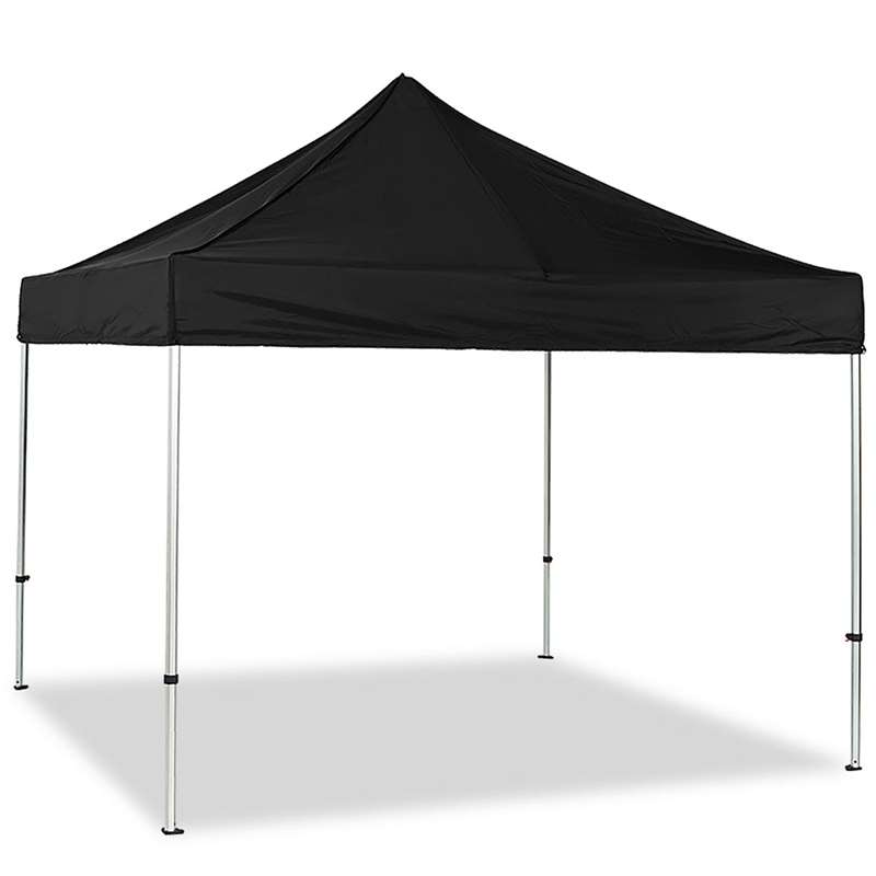 Eventtält Lux, 2 x 2 m, alu/silver med svart topp